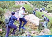 Aksi Nyata di Gunung Rajabasa, Egi Turun Gunung Cegah Longsor Susulan