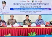Pemkab Lamsel Gandeng Otoritas Jasa Keuangan dan Bank Lampung, 150 Siswa Kini Punya Tabungan