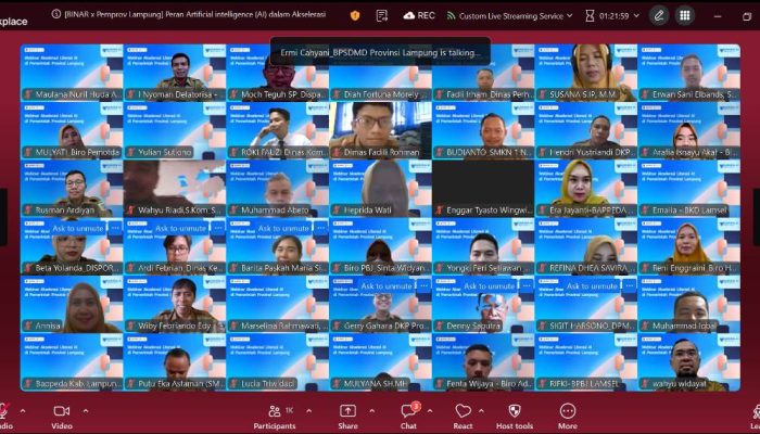 Tinggalkan Pola Lama, ASN Lampung Mulai Andalkan AI untuk Pelayanan Publik