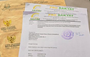 LSM PRO RAKYAT Laporkan Dugaan Penyimpangan Proyek Tugu Exit Tol Kota Baru ke Jaksa Agung RI