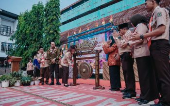 Ratusan Pramuka se-Lampung Meriahkan Grantha Fest 41 di SMAN 1 Bandar Lampung