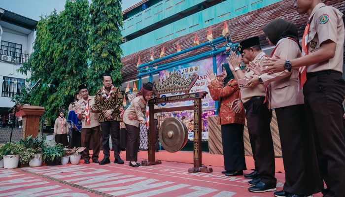 Ratusan Pramuka se-Lampung Meriahkan Grantha Fest 41 di SMAN 1 Bandar Lampung