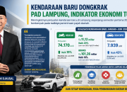 Daya Beli Masyarakat Meningkat, Pajak Kendaraan Lampung Tumbuh Signifikan