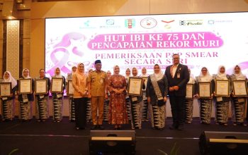Ribuan Perempuan Lampung Cetak Rekor MURI, Bukti Tingginya Kesadaran Deteksi Dini Kanker Serviks