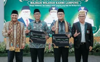 Lantik KAHMI Lampung, Gubernur Mirza Tegaskan Pembangunan Butuh Sinergi Seluruh Elemen