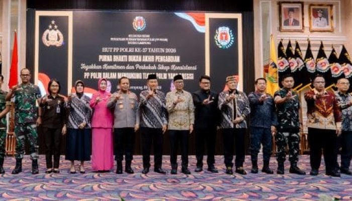 Gubernur Mirza: Purnawirawan Polri Tetap Jadi Pilar Menjaga Kondusivitas Lampung