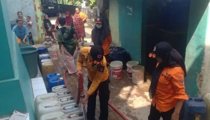 Air Sumur Habis, BPBD Bandar Lampung Kirim Pasokan untuk 761 Warga