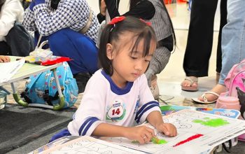 Moka dan SKB Bandar Lampung Kolaborasi Gelar Lomba Mewarnai, Puluhan Anak PAUD Ikut Berkompetisi