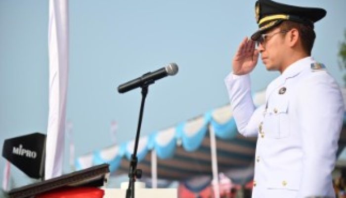 Menara Siger Jadi Saksi Semarak HUT ke-81 RI di Lampung Selatan